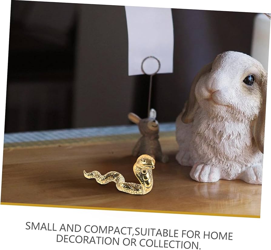 Amazon.co.jp: ibasenice 真鍮製蛇の置物 十二支蛇彫刻 レトロ