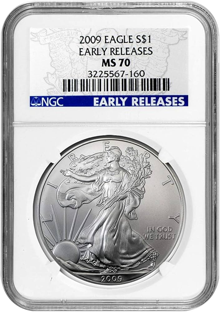 2009 American Silver Eagle Early Releases $1 MS-70 NGC at Amazon's
