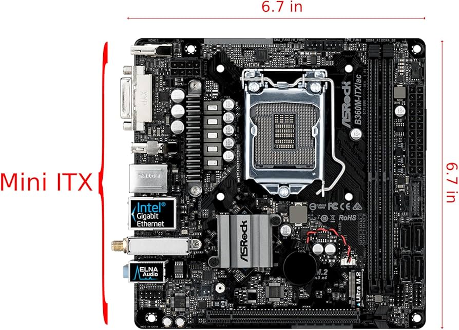 Amazon.com: ASRock B360M-ITX/AC LGA1151/Intel B360/DDR4/SATA3&USB3