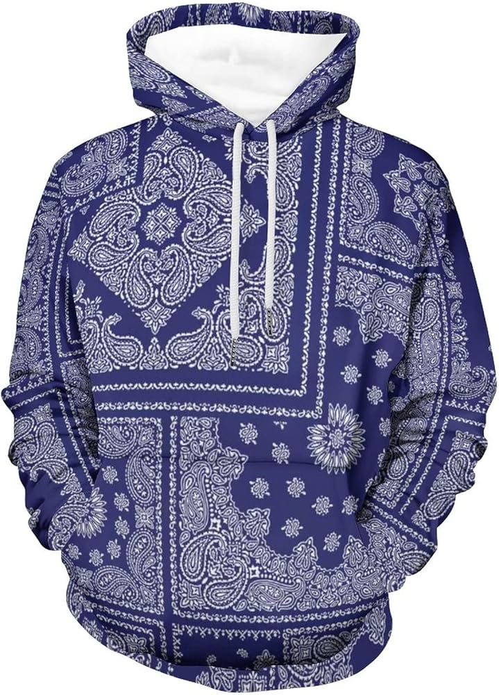 Amazon.co.jp: ペイズリー柄 パーカー メンズ スウエットパーカー プル