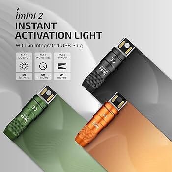 Amazon.com: OLIGHT Oclip Ultra EDC Clip-on Light Bundle IMINI 2