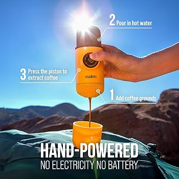 Amazon.com: WACACO Nanopresso Portable Espresso Maker, Upgrade