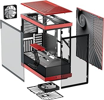Amazon.co.jp: Hyte Y40 モダンエステティックパノラマ強化ガラス