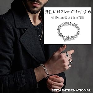 Amazon | ブレスレット メンズ レディース アクセサリー ステンレス