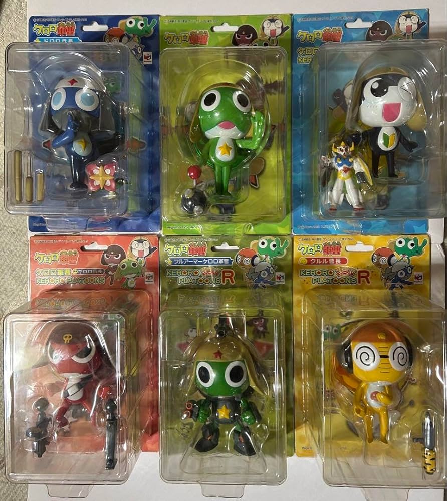 Amazon.co.jp: ケロロ軍曹フィギュア ケロロプラトーンズ 6種 : ホビー
