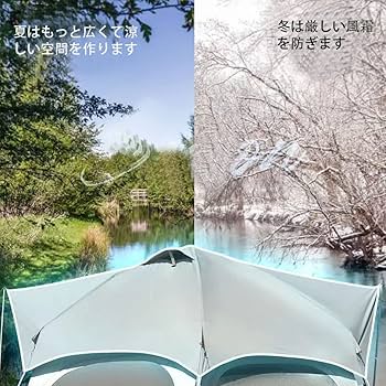 Amazon.co.jp: ロッジテントきキャンプ用 アウトドアアウトドアテント