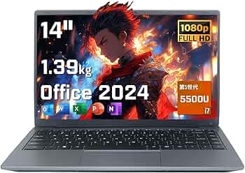 Amazon.co.jp: ノートパソコン 14インチ Office2024搭載Windows 11
