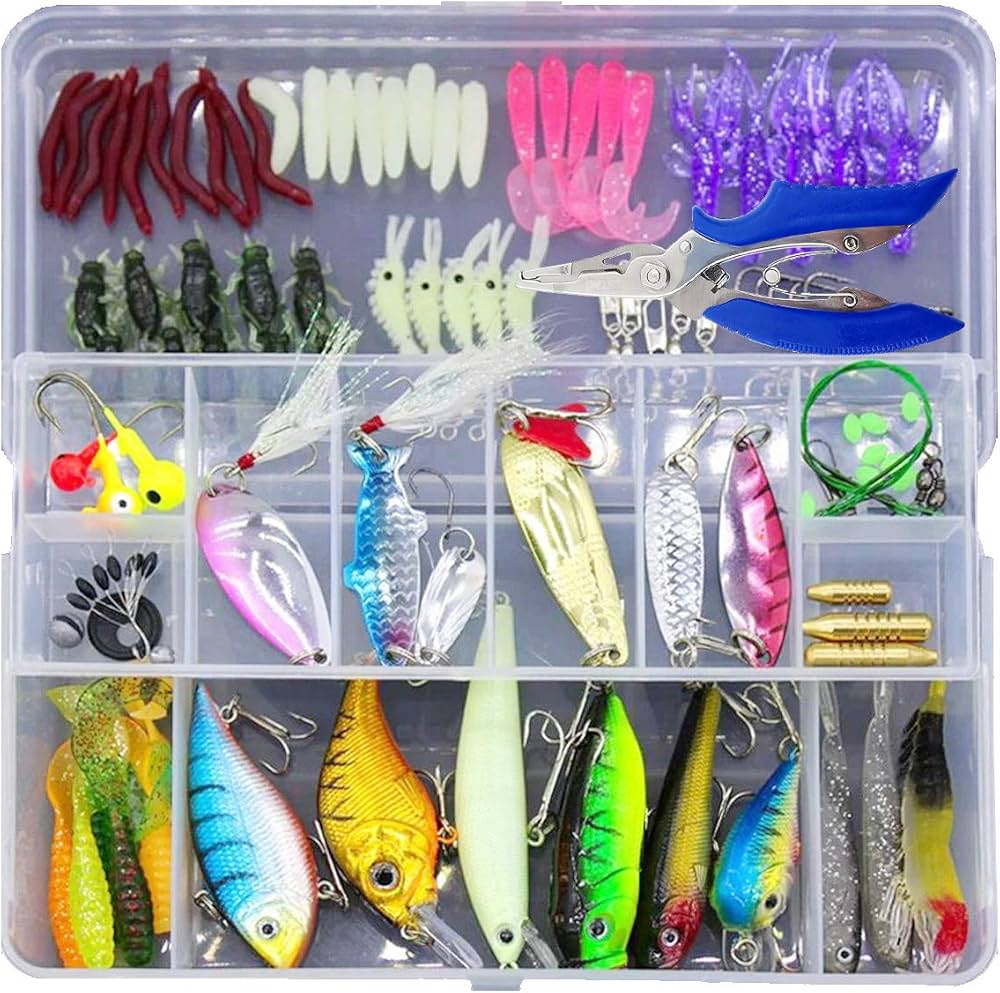 Amazon.co.jp: ルアー バス釣完全攻略 ワーム色々100個セット ルアー