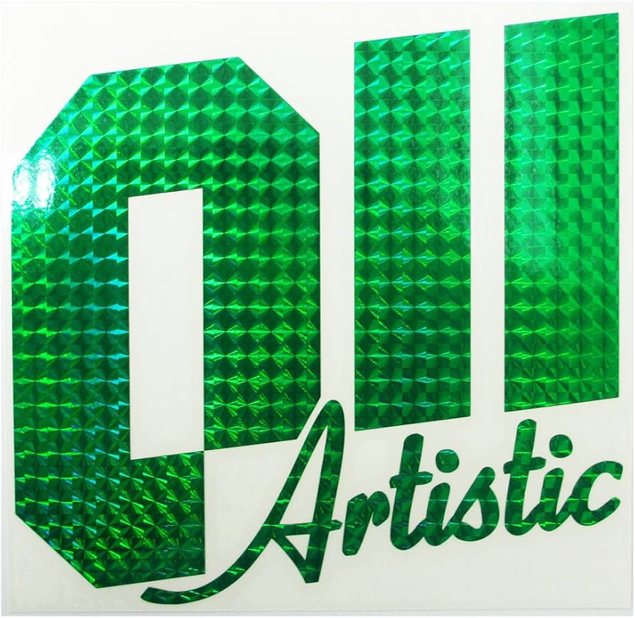 Amazon | 011 artistic スノーボードステッカー LOGO プリズム素材