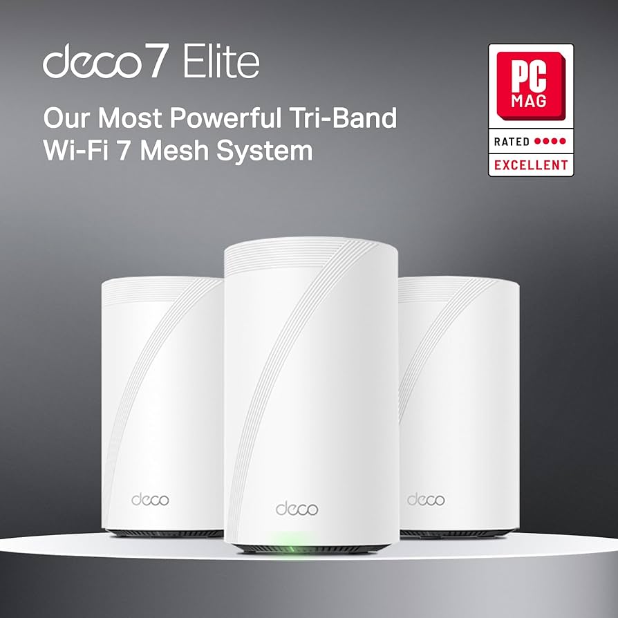 Amazon.com: TP-Link Deco 7 Elite BE85 Tri-Band WiFi 7 BE22000