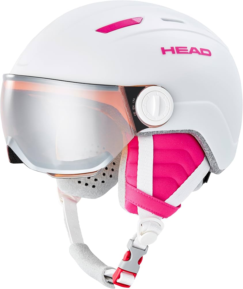 Amazon | head ヘッド キッズ ヘルメット バイザー付き メガネ対応