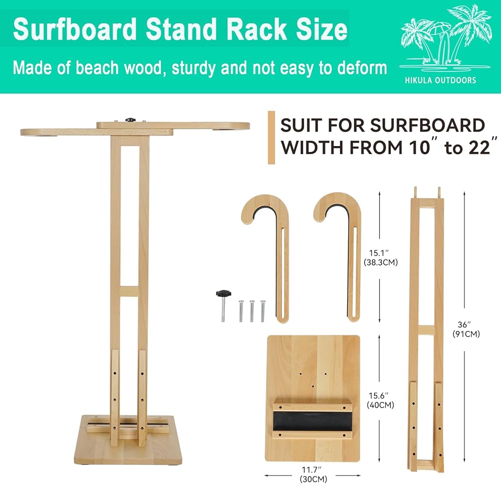 Amazon | HIKULA サーフボードスタンドラック 屋内ディスプレイ