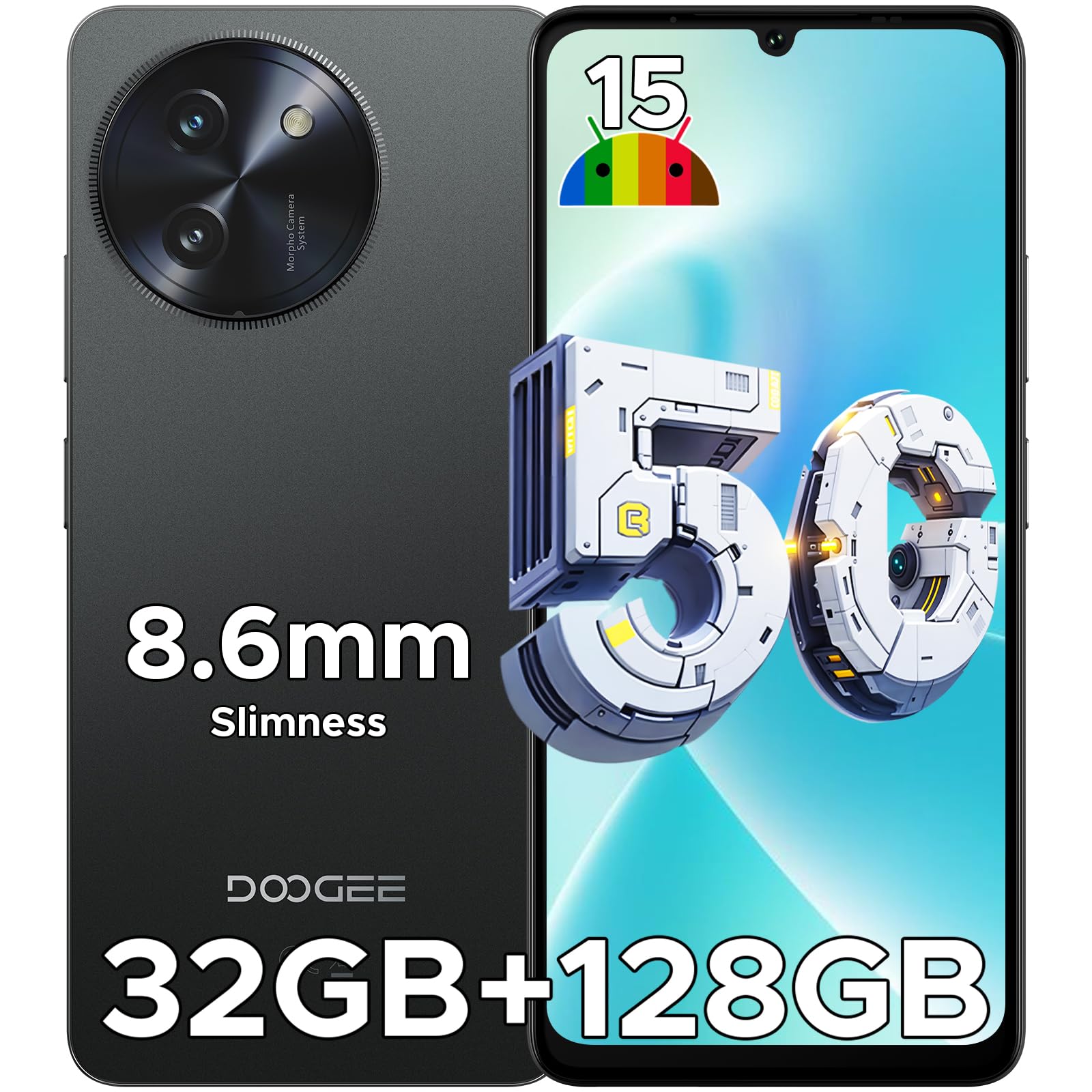 Amazon.com: DOOGEE Note 59 5G Unlocked Cell Phone,Android 15 Phone
