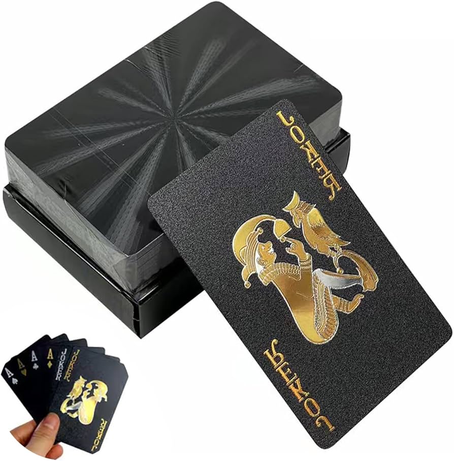 Amazon.co.jp: トランプ プラスチック 54枚入り ブラック マジック用