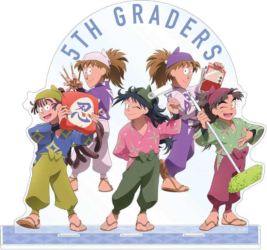 Amazon.co.jp: 忍たま乱太郎 描き下ろしイラスト 5年生集合 みんなで