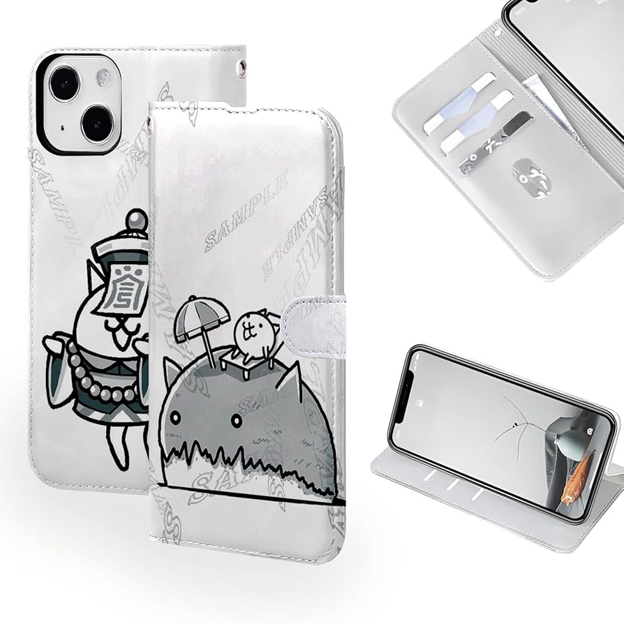 Amazon.co.jp: にゃんこ 大 戦争 スマホ ケース iphone xr ケース 手帳