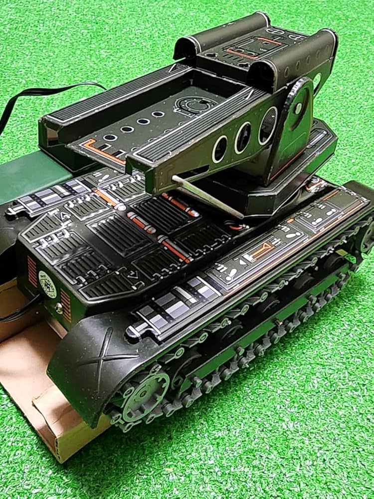 Amazon.co.jp: 戦車ミサイルタンク レトロ ブリキおもちゃ MIILE TANK