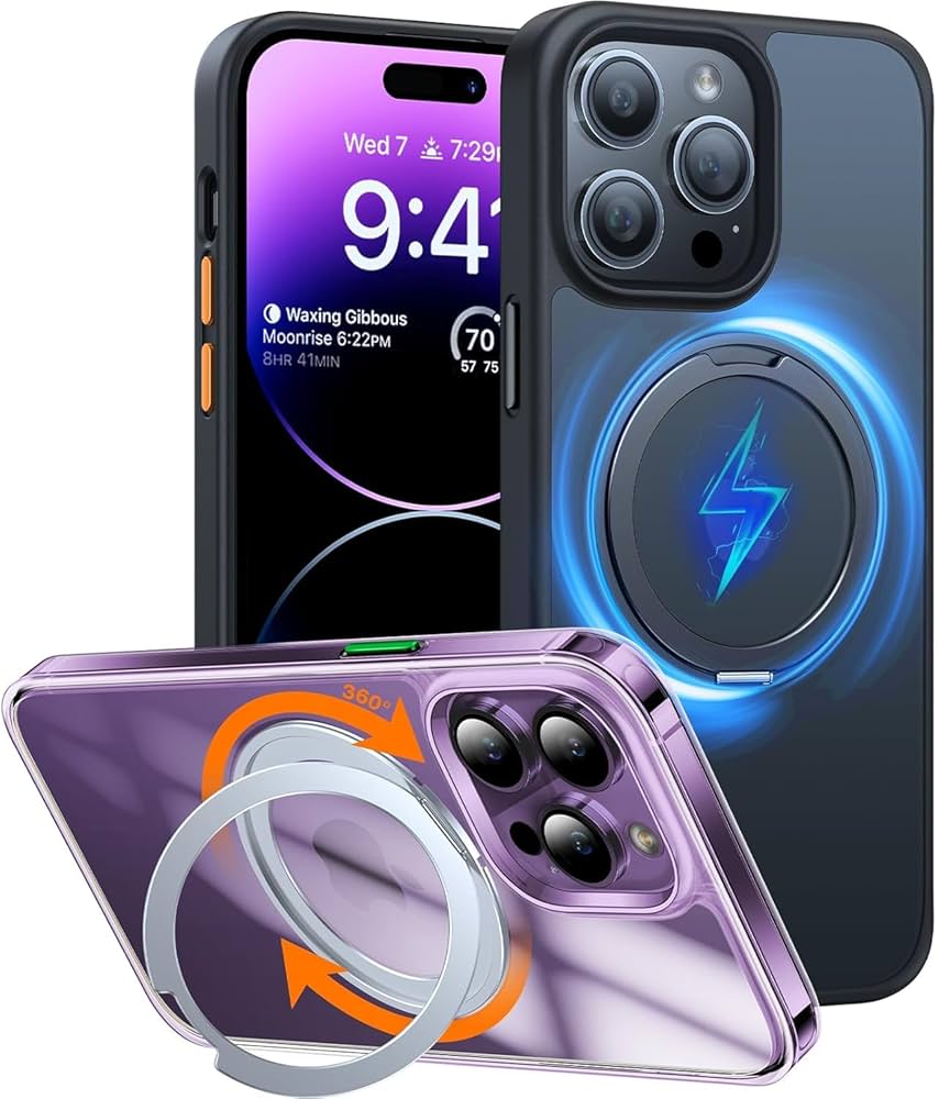 Amazon.co.jp: TORRAS iPhone 14Pro Max用 ケース【多機能360°回転