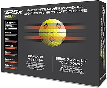 Amazon | テーラーメイド(TAYLOR MADE) TMJ24 TP5x pix YLW JPN 12個