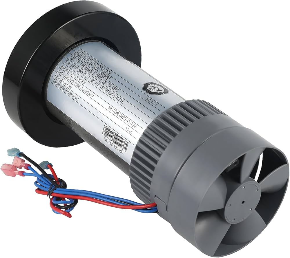 Amazon.com: M-405565 Treadmill DC Drive Motor with Flywheel, 2.80