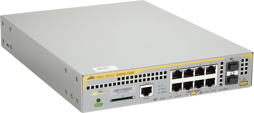 Amazon | アライドテレシス AT-SH230-10GP 3524R | Allied Telesis