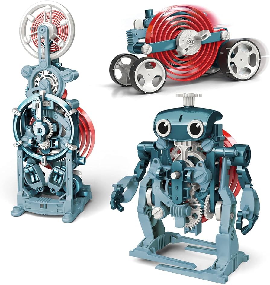 Amazon | ゼンマイ仕掛けの組み立てロボット ロボタイミー