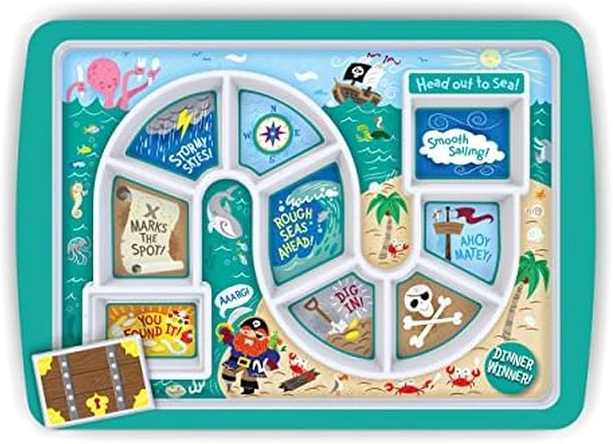Amazon.com | Genuine Fred DINNER WINNER Kids' Dinner Tray, Pirate