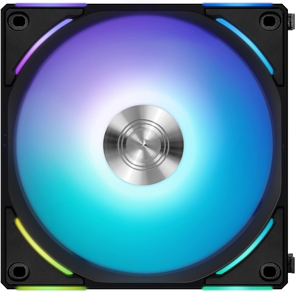 Amazon.co.jp: LIANLI 連結型ケースファン UNI FAN AL120 V2 ブラック