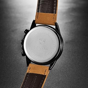 Amazon.co.jp: BY BENYAR 腕時計メンズ 夜光 防水 カレンダー タイマー