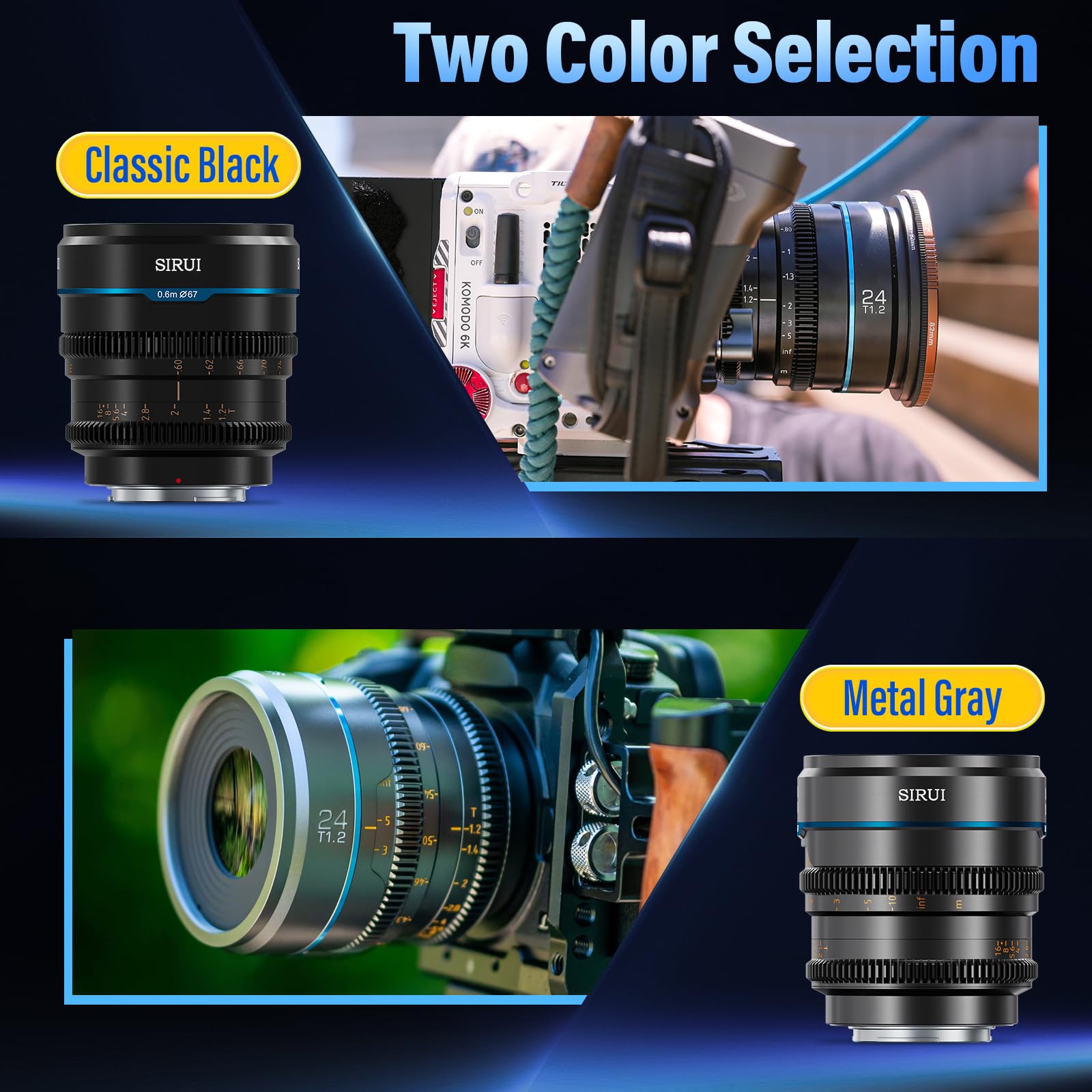 Amazon.com : SIRUI Night Walker 24mm S35 Manual Focus Cine Lens