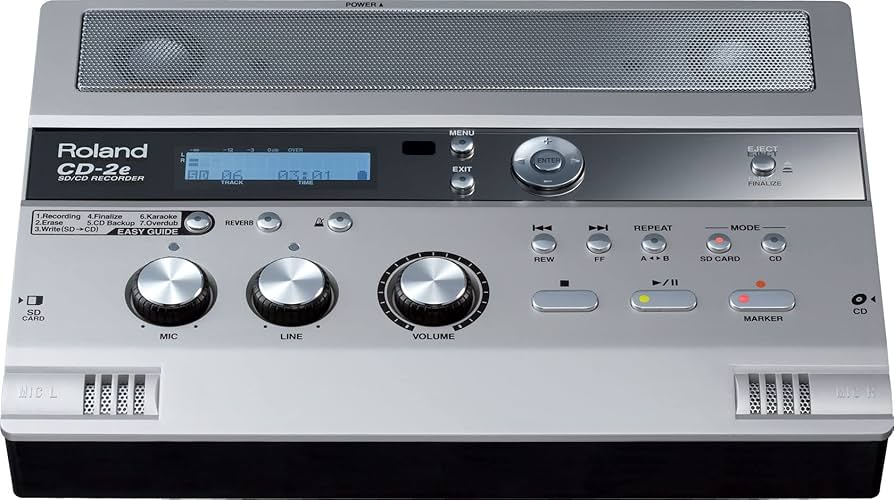 Amazon | Roland SD/CD Recorder CD-2E | ポータブルレコーダー | 楽器