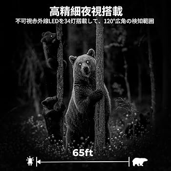 Amazon.co.jp: K&F Concept トレイルカメラ 4K 32MP Wi-Fi対応