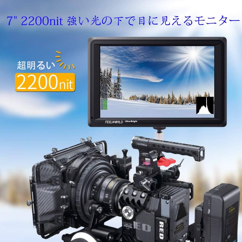 Amazon.co.jp: Feelworld FW279S 7インチ 2200nit 超高輝度 ライブ