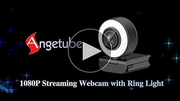 Amazon.com: Angetube Streaming 1080P HD Webcam Built in Adjustable