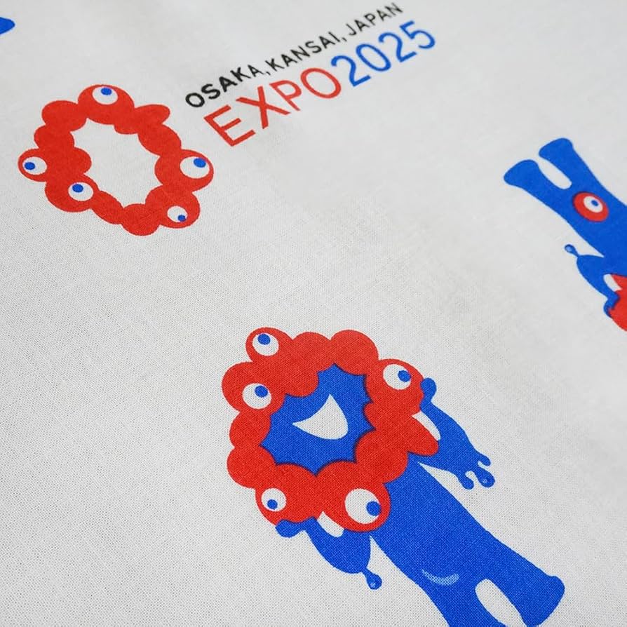 Amazon｜EXP02025 ミャクミャク ハチマキ手ぬぐい 各種ポーズ 2025大阪