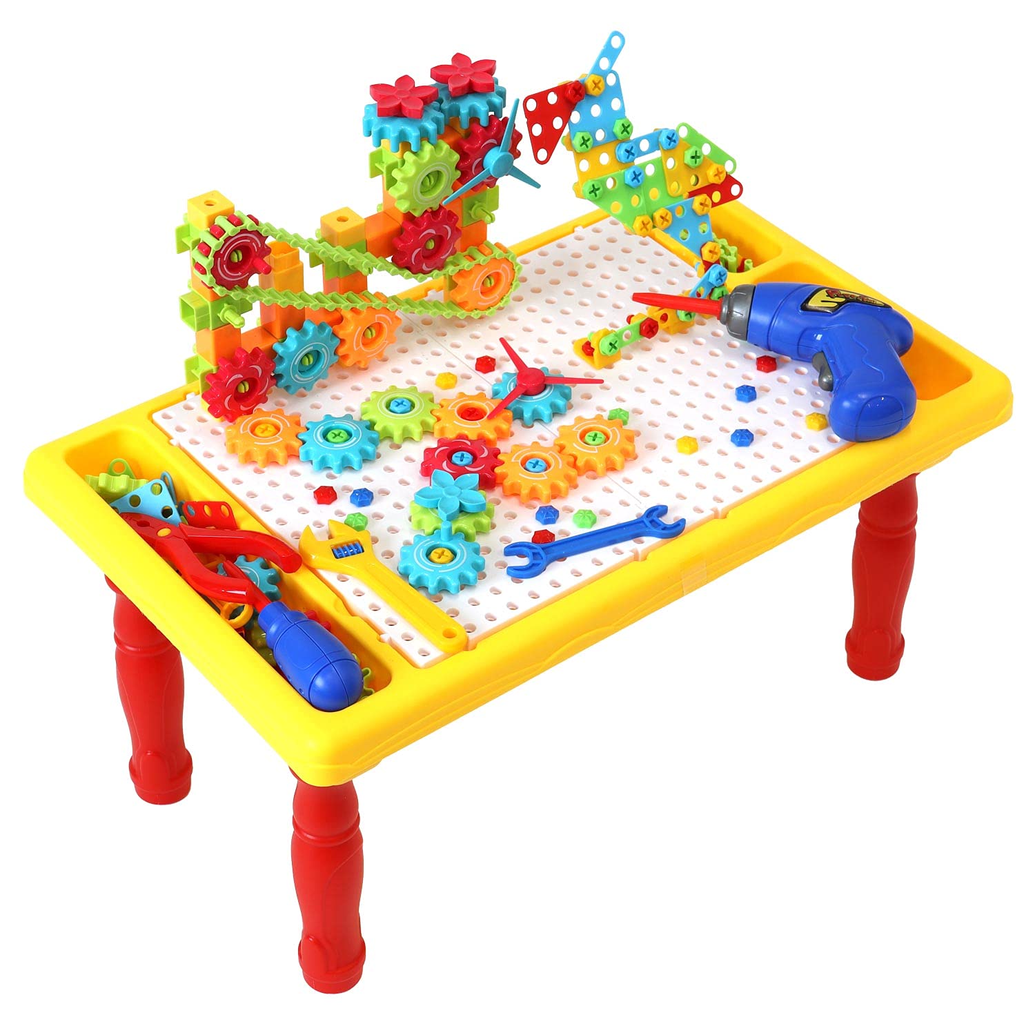 Amazon.co.jp: MRG ブロックテーブル ビルディングブロック