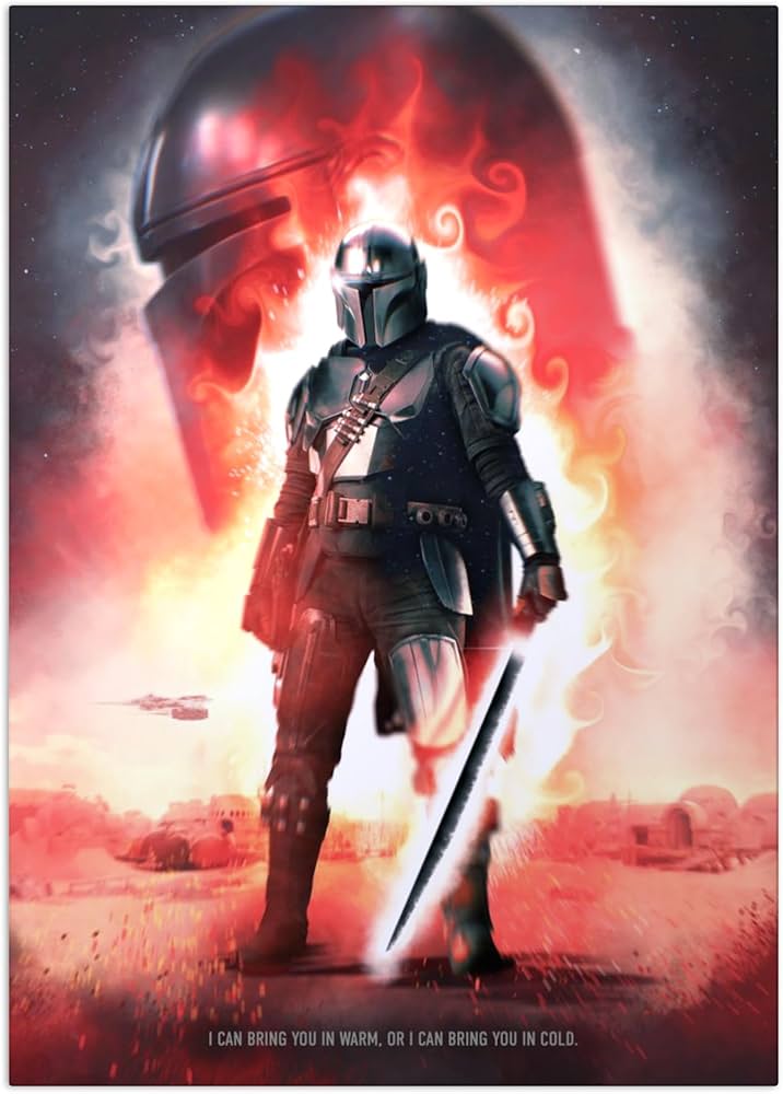 Amazon.com: Displate Metal Poster Star Wars - Main Characters
