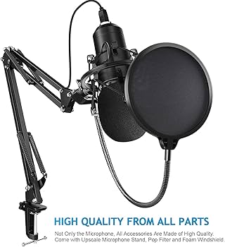 Amazon.co.jp: YOTTO USBマイク コンデンサーマイク PC マイクセット