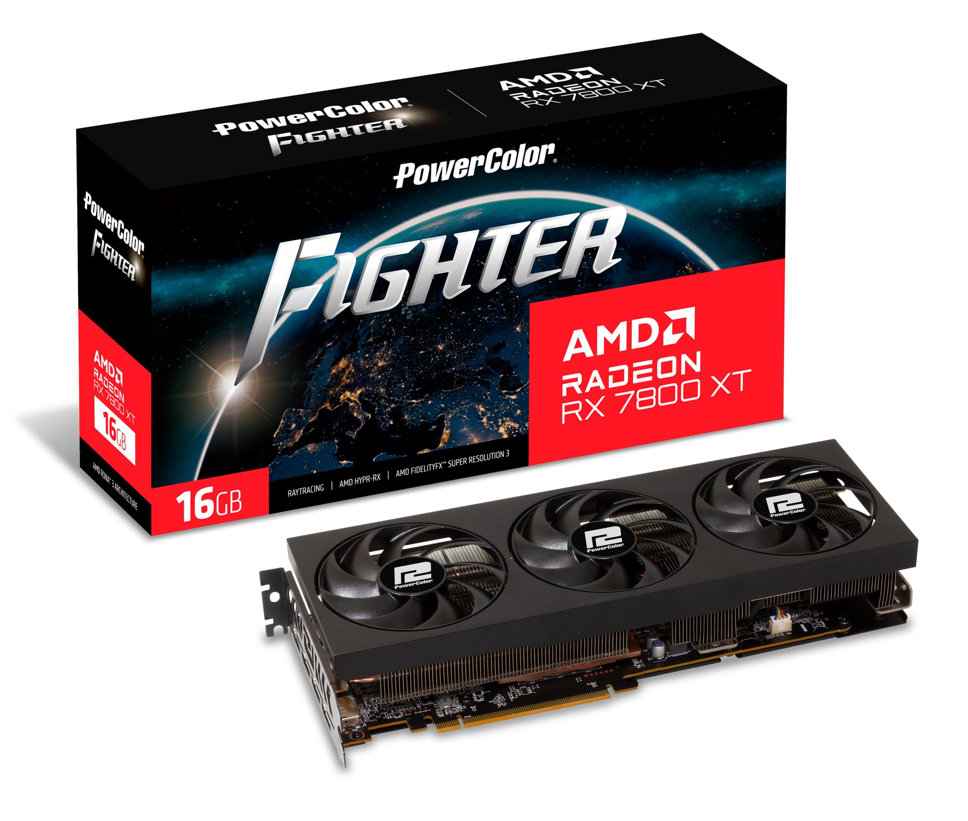 Amazon | PowerColor Fighter AMD Radeon RX 7800 XT 16GB GDDR6