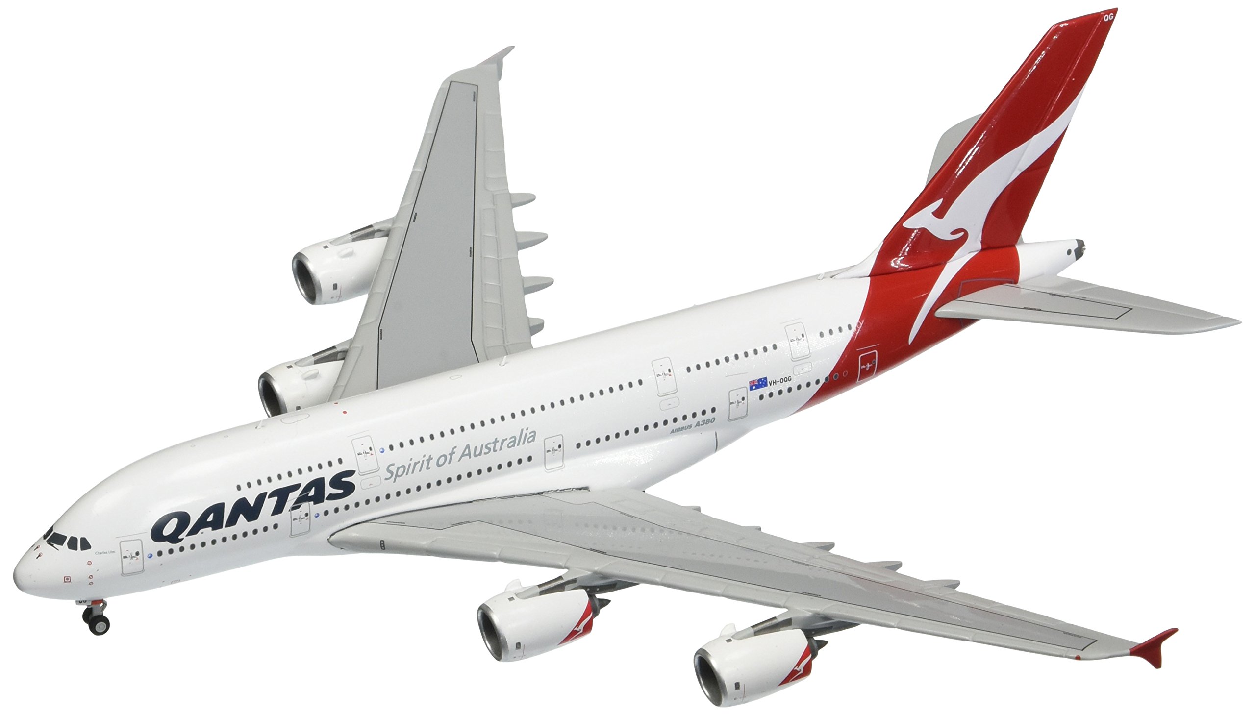 Amazon.com: GeminiJets Qantas Airways A380 VH-OQG 1:400 Scale Die