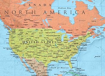 Amazon | Rand McNally アメリカ合衆国地図/世界地図セット クラシック