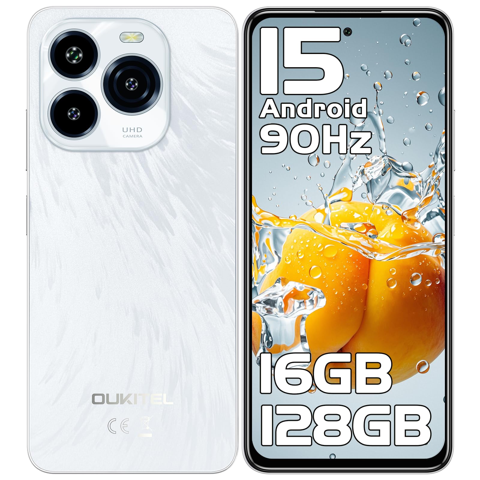 Amazon | [Android 15] OUKITEL C65 SIMフリー スマホ 本体 16GB RAM+