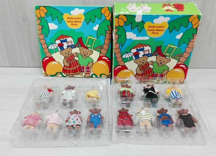 Amazon.co.jp: 1999 McDonald's/マクドナルド Teddy Bearsparty