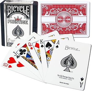 Amazon.co.jp: 自転車 プレステージ プラスチック トランプ (レッド