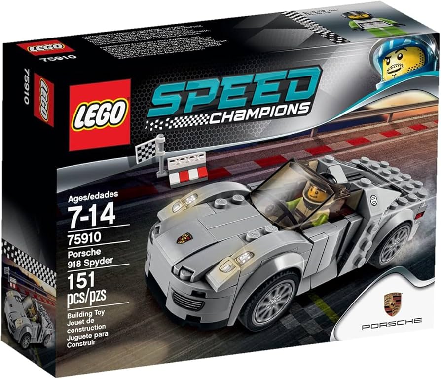 Amazon.com: LEGO 75910 Porsche 918 Spyder : Toys & Games