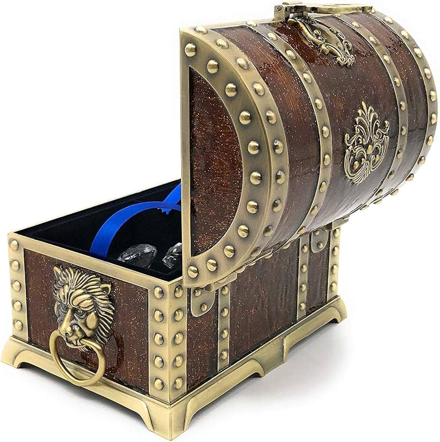 Amazon｜3種付き オレンジ まるで海賊の宝箱 アンティーク ロな鍵と