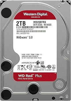 Amazon.com: Western Digital 2TB WD Red Plus NAS Internal Hard