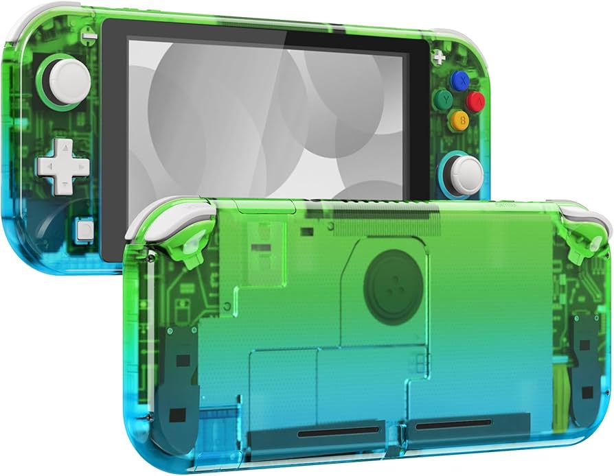 Amazon.co.jp: eXtremeRate switch liteに対応用クリア素材のDIY互換