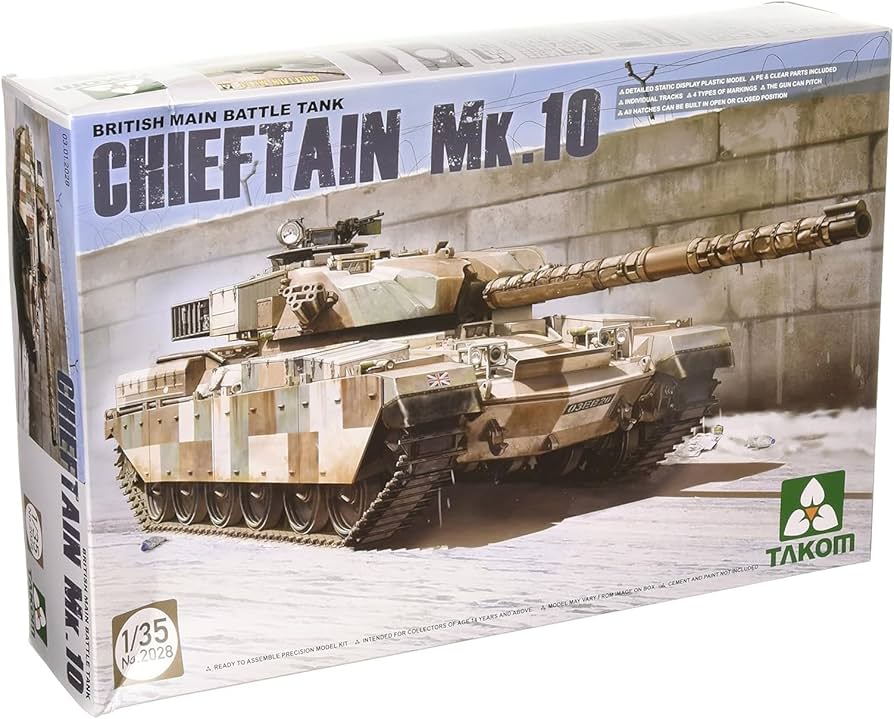 Amazon | TAKOM 1/35 イギリス主力戦車 チーフテン Mk.10 プラモデル