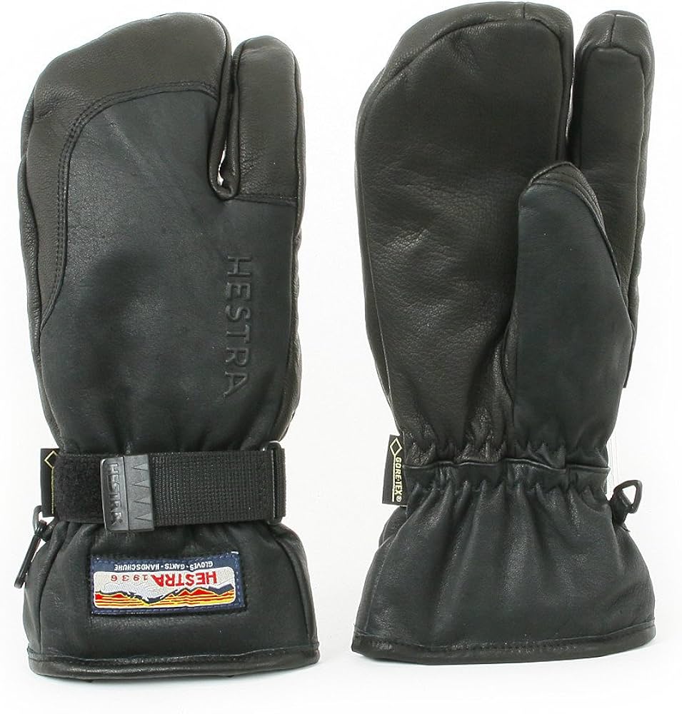 Amazon | HESTRA(ヘストラ) 3-FINGER GTX FULL LEATHER 100 Black 5